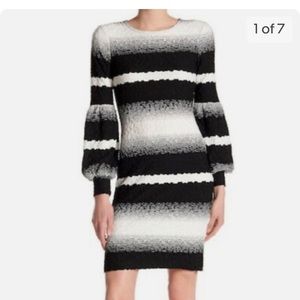 Eeci New York sz 12 black & white dress